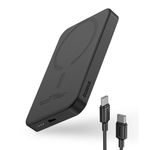 Laptop, Telefoane si Tablete - Telefoane mobile si accesorii - Accesorii Telefoane - Baterii externe - Acumulator Extern Type-C, Incarcare Wireless, 20W, 5000mAh + Cablu Type-C, 30cm - Baseus Mini (P10022107113-00) - Negru - Infinity.ro