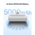 Laptop, Telefoane si Tablete - Telefoane mobile si accesorii - Accesorii Telefoane - Baterii externe - Power Bank pentru Telefon, Lightning, 20W, 5000mAh, Cablu Type-C - Baseus (P10068307413-00) - Alb - Infinity.ro
