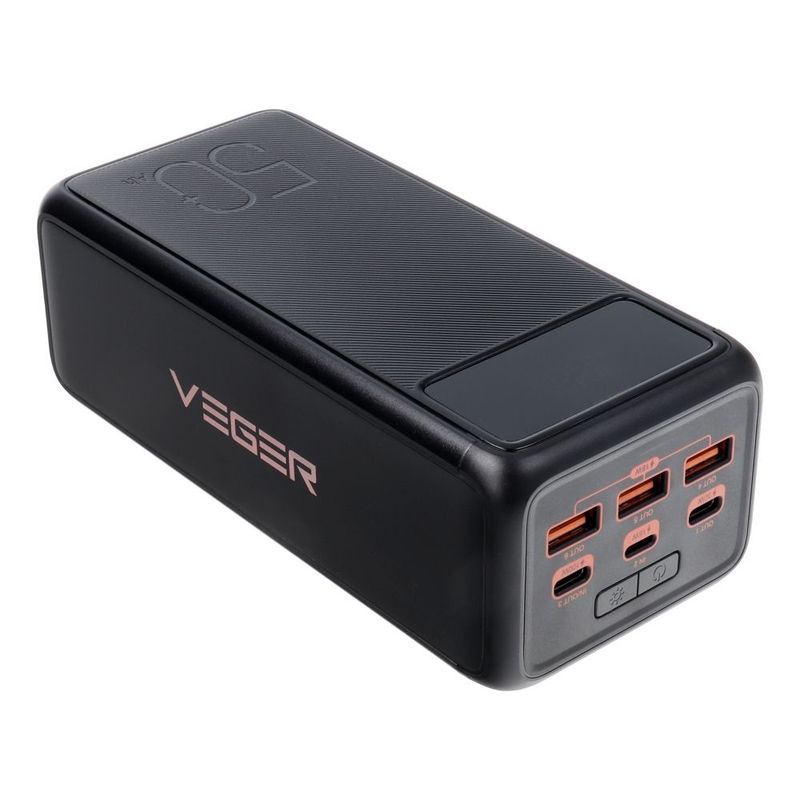 Laptop, Telefoane si Tablete - Telefoane mobile si accesorii - Accesorii Telefoane - Baterii externe - Powerbank VEGER Tank Boost,3xUSB-A,2x USB-C,Lightning, 56 000mAh,LCD,incarcare rapida PD 130W - Infinity.ro