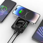 Laptop, Telefoane si Tablete - Telefoane mobile si accesorii - Accesorii Telefoane - Baterii externe - Acumulator extern wireless Veger MagMulti, PD 20W, 10000 mAh, compatibil cu MagSafe Apple - Infinity.ro