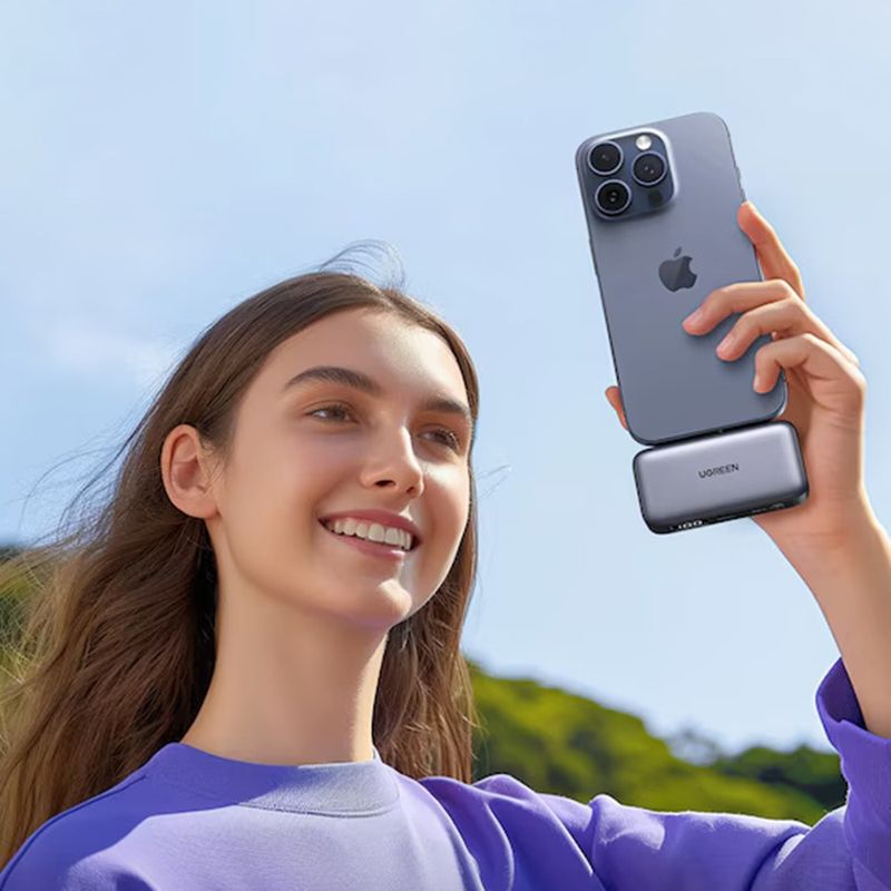 Laptop, Telefoane si Tablete - Telefoane mobile si accesorii - Accesorii Telefoane - Baterii externe - Baterie Externa Type-C, 5000mAh, 20W, 5V/3A - UVerde PB503 (35338) - Gri - Infinity.ro