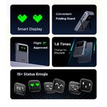 Laptop, Telefoane si Tablete - Telefoane mobile si accesorii - Accesorii Telefoane - Baterii externe - Baterie Externa fara Fir cu Display si Stand, Type-C, 10000mAh, 20W, 5V/3A - UVerde Uno PB572 (45327) - Gri - Infinity.ro