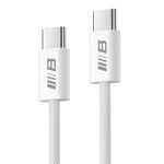 Laptop, Telefoane si Tablete - Telefoane mobile si accesorii - Accesorii Telefoane - Cabluri si adaptoare telefoane - Cablu de Incarcare Type-C la Type-C, Fast Charging, 1.2m - Albastruo - Alb - Infinity.ro