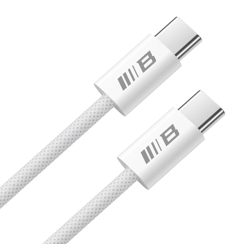 Laptop, Telefoane si Tablete - Telefoane mobile si accesorii - Accesorii Telefoane - Cabluri si adaptoare telefoane - Cablu de Incarcare Type-C la Type-C, Fast Charging, 1.2m - Albastruo - Alb - Infinity.ro