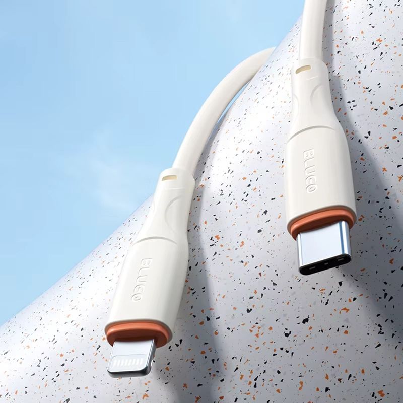 Laptop, Telefoane si Tablete - Telefoane mobile si accesorii - Accesorii Telefoane - Cabluri si adaptoare telefoane - Cablu de Incarcare Type-C la la Ligtning, Fast Charging, 1.5m - Albastruo Ape Lengend - Portocaliu - Infinity.ro