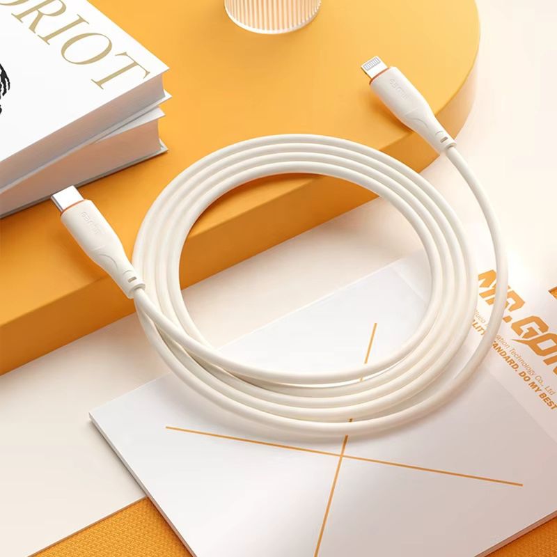 Laptop, Telefoane si Tablete - Telefoane mobile si accesorii - Accesorii Telefoane - Cabluri si adaptoare telefoane - Cablu de Incarcare Type-C la la Ligtning, Fast Charging, 1.5m - Albastruo Ape Lengend - Gri - Infinity.ro