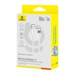 Laptop, Telefoane si Tablete - Telefoane mobile si accesorii - Accesorii Telefoane - Cabluri si adaptoare telefoane - Cablu de Date cu Afisaj Digital, USB la Type-C, 100W, 1m - Baseus Display 2 (P10382701211-00) - Alb - Infinity.ro