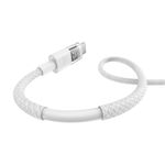 Laptop, Telefoane si Tablete - Telefoane mobile si accesorii - Accesorii Telefoane - Cabluri si adaptoare telefoane - Cablu de Date cu Afisaj Digital, USB la Type-C, 100W, 1m - Baseus Display 2 (P10382701211-00) - Alb - Infinity.ro