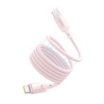 Laptop, Telefoane si Tablete - Telefoane mobile si accesorii - Accesorii Telefoane - Cabluri si adaptoare telefoane - Cablu Type-C, 240W, Magnetic, 1m - Baseus PicoGo (P10376800411-00) - Roz - Infinity.ro