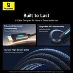 Laptop, Telefoane si Tablete - Telefoane mobile si accesorii - Accesorii Telefoane - Cabluri si adaptoare telefoane - Cablu Type-C cu LED, 100W, E-marker Chip, 2m - Baseus Lit (P10379000121-01) - Cosmic Negru - Infinity.ro