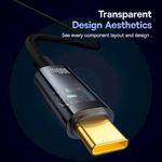 Laptop, Telefoane si Tablete - Telefoane mobile si accesorii - Accesorii Telefoane - Cabluri si adaptoare telefoane - Cablu Type-C, Auto Shutdown, 100W, 1m - Baseus Explorer (P10319703111-00) - Cluster Negru - Infinity.ro