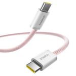 Laptop, Telefoane si Tablete - Telefoane mobile si accesorii - Accesorii Telefoane - Cabluri si adaptoare telefoane - Cablu Type-C, Smart Chip, 100W, 1m - Baseus Dynamic 4 (P10381400411-00) - Roz - Infinity.ro