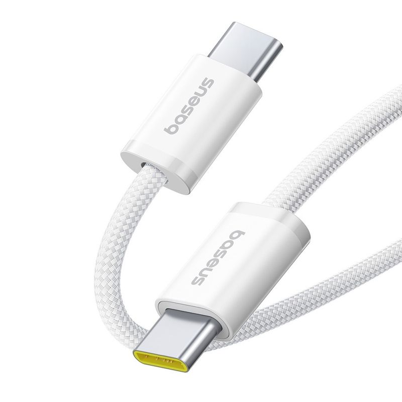 Laptop, Telefoane si Tablete - Telefoane mobile si accesorii - Accesorii Telefoane - Cabluri si adaptoare telefoane - Cablu Type-C, Smart Chip, 100W, 2m - Baseus Dynamic 4 (P10381400211-01) - Alb - Infinity.ro