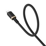 Laptop, Telefoane si Tablete - Telefoane mobile si accesorii - Accesorii Telefoane - Cabluri si adaptoare telefoane - Cablu de Date USB la Lightning, 2.4A, 2m - Baseus Dura (P10377801U01-02) - Auriu / Negru - Infinity.ro