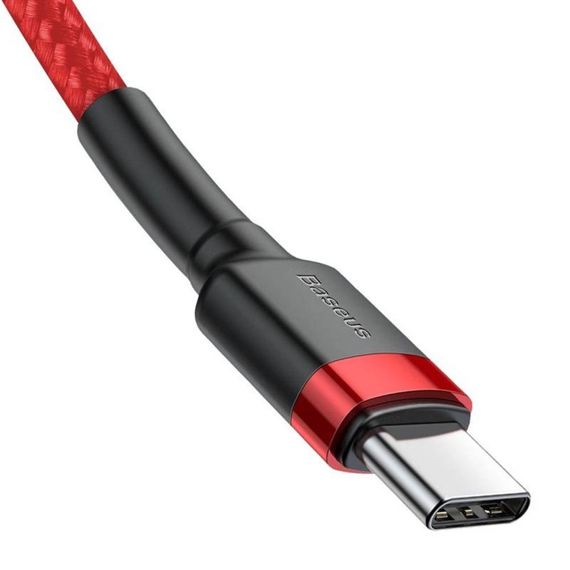 Laptop, Telefoane si Tablete - Telefoane mobile si accesorii - Accesorii Telefoane - Cabluri si adaptoare telefoane - Cablu de date Baseus Cafule PD 2.0 60W, USB-C la USB-C, 2 metri, 20V, 3A - Infinity.ro