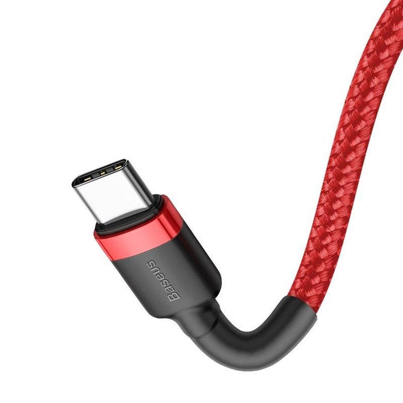 Laptop, Telefoane si Tablete - Telefoane mobile si accesorii - Accesorii Telefoane - Cabluri si adaptoare telefoane - Cablu de date Baseus Cafule PD 2.0 60W, USB-C la USB-C, 2 metri, 20V, 3A - Infinity.ro