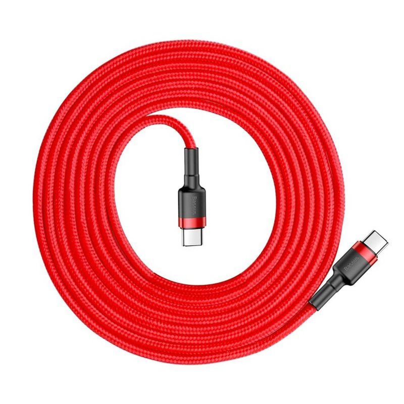 Laptop, Telefoane si Tablete - Telefoane mobile si accesorii - Accesorii Telefoane - Cabluri si adaptoare telefoane - Cablu de date Baseus Cafule PD 2.0 60W, USB-C la USB-C, 2 metri, 20V, 3A - Infinity.ro