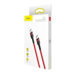 Laptop, Telefoane si Tablete - Telefoane mobile si accesorii - Accesorii Telefoane - Cabluri si adaptoare telefoane - Cablu de date Baseus Cafule PD 2.0 60W, USB-C la USB-C, 2 metri, 20V, 3A - Infinity.ro