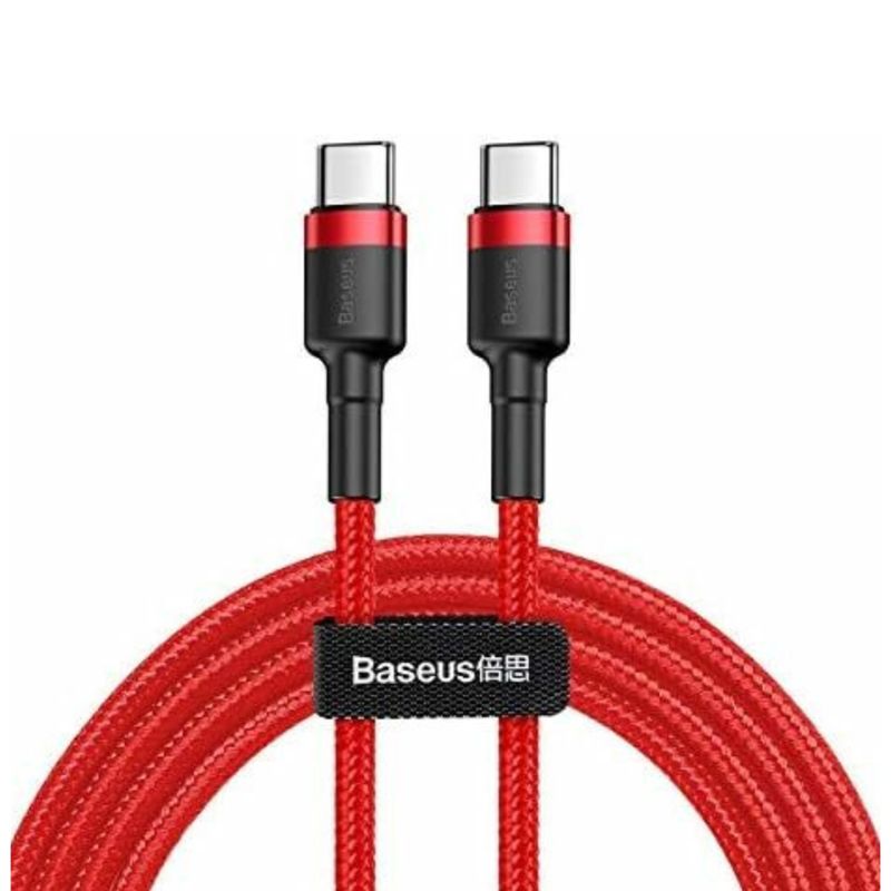 Laptop, Telefoane si Tablete - Telefoane mobile si accesorii - Accesorii Telefoane - Cabluri si adaptoare telefoane - Cablu de date Baseus Cafule PD 2.0 60W, USB-C la USB-C, 2 metri, 20V, 3A - Infinity.ro