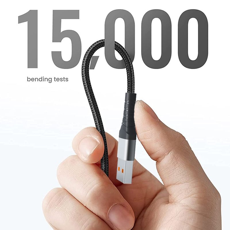 Laptop, Telefoane si Tablete - Telefoane mobile si accesorii - Accesorii Telefoane - Cabluri si adaptoare telefoane - Cablu USB la Type-C, 2.4A, 2m - Lito (LD22T) - Negru - Infinity.ro