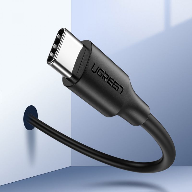 Laptop, Telefoane si Tablete - Telefoane mobile si accesorii - Accesorii Telefoane - Cabluri si adaptoare telefoane - Cablu de Date Type-C la Type-C, 3A, 2m - UVerde (10306) - Negru - Infinity.ro