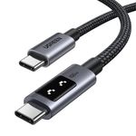 Laptop, Telefoane si Tablete - Telefoane mobile si accesorii - Accesorii Telefoane - Cabluri si adaptoare telefoane - Cablu de Date USB-C la USB-C, 5A, 100W, 2m - UVerde L509 (35512) - Space Gri - Infinity.ro