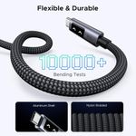 Laptop, Telefoane si Tablete - Telefoane mobile si accesorii - Accesorii Telefoane - Cabluri si adaptoare telefoane - Cablu de Date USB-C la USB-C, 5A, 100W, 2m - UVerde L509 (35512) - Space Gri - Infinity.ro