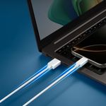 Laptop, Telefoane si Tablete - Telefoane mobile si accesorii - Accesorii Telefoane - Cabluri si adaptoare telefoane - Cablu pentru Alimentare USB, Type-C, 60W, 480Mbps, 2m - Spigen Essential (EB6020AC) - Alb - Infinity.ro