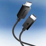 Laptop, Telefoane si Tablete - Telefoane mobile si accesorii - Accesorii Telefoane - Cabluri si adaptoare telefoane - Cablu pentru Alimentare Type-C, 60W, 480Mbps, 2m - Spigen Essential (EB6020CC) - Negru - Infinity.ro