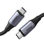 Laptop, Telefoane si Tablete - Telefoane mobile si accesorii - Accesorii Telefoane - Cabluri si adaptoare telefoane - Cablu pentru Alimentare Type-C la Type-C, 100W, 5A, 4K, 10Gbps, 1m - UVerde US355 (80150) - Negru - Infinity.ro