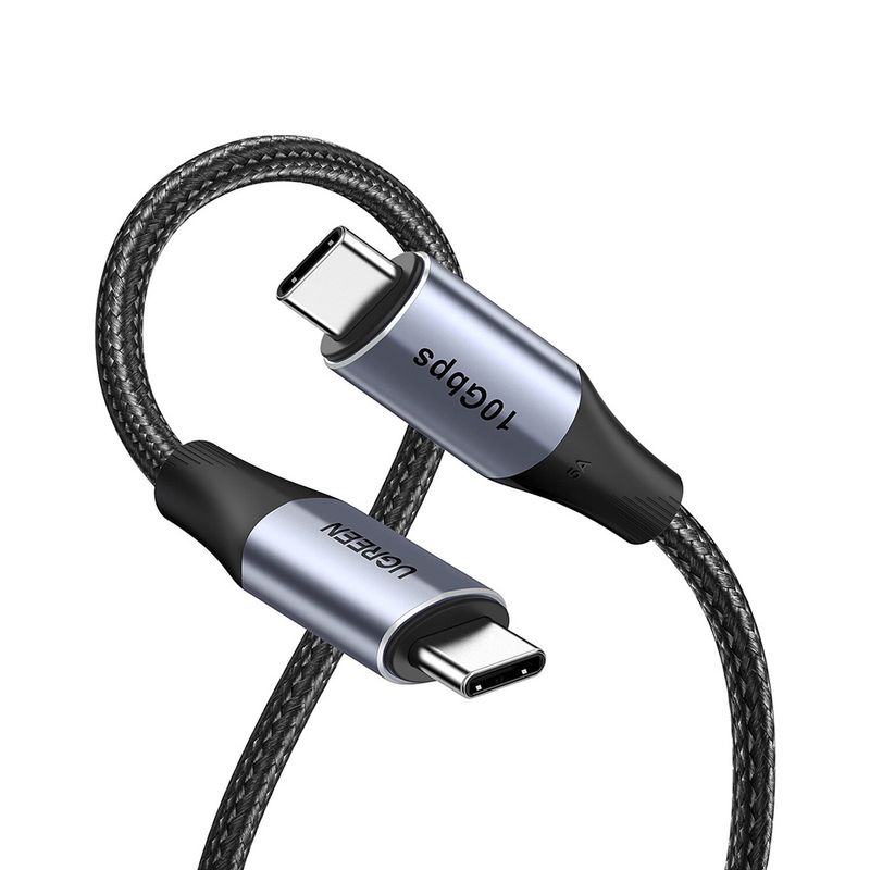 Laptop, Telefoane si Tablete - Telefoane mobile si accesorii - Accesorii Telefoane - Cabluri si adaptoare telefoane - Cablu pentru Alimentare Type-C la Type-C, 100W, 5A, 4K, 10Gbps, 1m - UVerde US355 (80150) - Negru - Infinity.ro