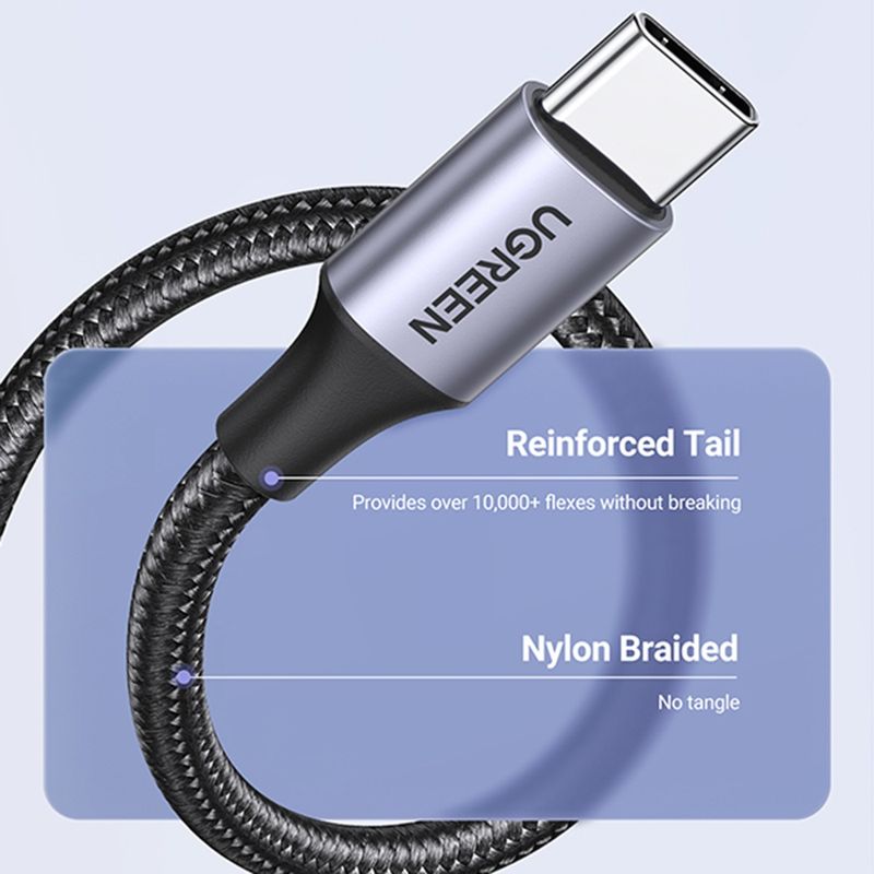 Laptop, Telefoane si Tablete - Telefoane mobile si accesorii - Accesorii Telefoane - Cabluri si adaptoare telefoane - Cablu de Date USB la Type-C, PD18W, 3A, 480Mbps, QC3.0, 1m - UVerde US288 (60126) - Negru - Infinity.ro