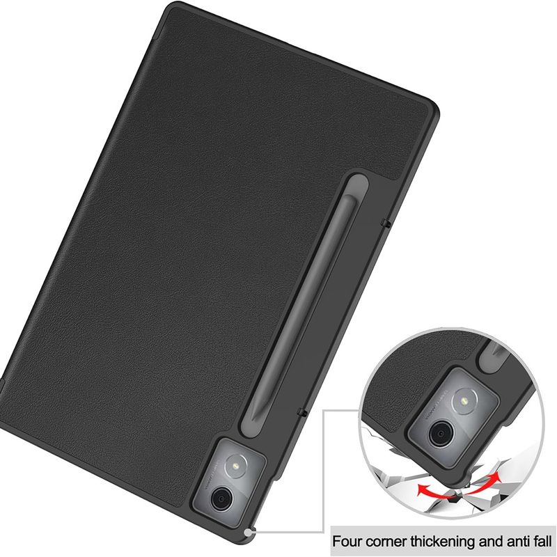 Laptop, Telefoane si Tablete - Tablete si accesorii tablete - Accesorii Tablete - Huse tablete - Husa pentru Lenovo Idea Tab ProA 12.7A (2025) - Techsuit FoldPro - Negru - Infinity.ro