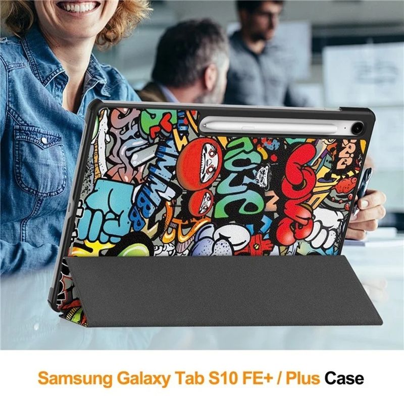 Laptop, Telefoane si Tablete - Tablete si accesorii tablete - Accesorii Tablete - Huse tablete - Husa pentru Samsung Galaxy Tab S10 FE Plus - Techsuit FoldPro - Urban Vibe - Infinity.ro