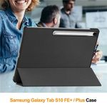 Laptop, Telefoane si Tablete - Tablete si accesorii tablete - Accesorii Tablete - Huse tablete - Husa pentru Samsung Galaxy Tab S10 FE Plus - Techsuit FoldPro - Negru - Infinity.ro
