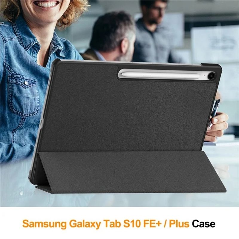 Laptop, Telefoane si Tablete - Tablete si accesorii tablete - Accesorii Tablete - Huse tablete - Husa pentru Samsung Galaxy Tab S10 FE Plus - Techsuit FoldPro - Negru - Infinity.ro