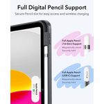 Laptop, Telefoane si Tablete - Tablete si accesorii tablete - Accesorii Tablete - Huse tablete - Husa pentru iPad 10 (2022) 10.9 / 11 (2025 - ESR FlipA Hybrid (cu Pencil Holder) - Negru - Infinity.ro