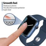 Laptop, Telefoane si Tablete - Wearables si gadgeturi - Wearables - Accesorii wearables - Folie pentru Apple Watch 4/5/6/SE/SE 2 (40mm) cu Aplicator - Albastruo High Molecule Screen Protector - Negru - Infinity.ro
