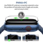 Laptop, Telefoane si Tablete - Wearables si gadgeturi - Wearables - Accesorii wearables - Folie pentru Apple Watch 4/5/6/SE/SE 2 (40mm) cu Aplicator - Albastruo High Molecule Screen Protector - Negru - Infinity.ro