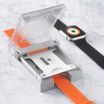 Laptop, Telefoane si Tablete - Wearables si gadgeturi - Wearables - Accesorii wearables - Folie pentru Apple Watch 4/5/6/SE/SE 2 (40mm) cu Aplicator - Albastruo High Molecule Screen Protector - Negru - Infinity.ro