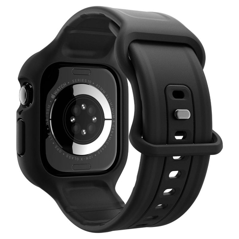 Laptop, Telefoane si Tablete - Wearables si gadgeturi - Wearables - Smartwatch-uri - Husa pentruApple Watch 10 42mm - Spigen Caseology Vault - Matte Negru - Infinity.ro