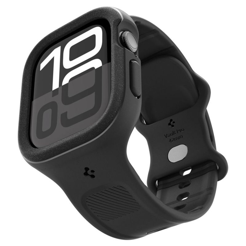 Laptop, Telefoane si Tablete - Wearables si gadgeturi - Wearables - Smartwatch-uri - Husa pentruApple Watch 10 42mm - Spigen Caseology Vault - Matte Negru - Infinity.ro
