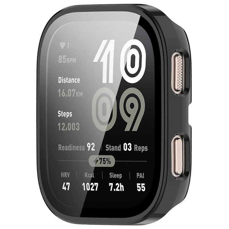 Laptop, Telefoane si Tablete - Wearables si gadgeturi - Wearables - Smartwatch-uri - Husa pentru Amazfit Bip 6 + Folie - Techsuit Defense360 Pro - Negru - Infinity.ro