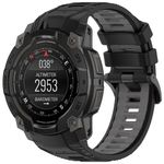 Laptop, Telefoane si Tablete - Wearables si gadgeturi - Wearables - Accesorii wearables - Curea pentru Garmin Instinct 3 50mm/Instinct 3 50mm Solar - Techsuit Watchband 22mm (W077) - Negru/Gri - Infinity.ro