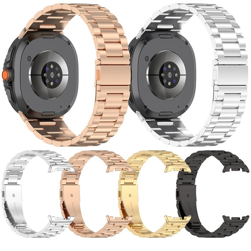 Laptop, Telefoane si Tablete - Wearables si gadgeturi - Wearables - Accesorii wearables - Curea pentru Samsung Galaxy Watch8 40mm/Watch8 44mm/Watch8 Classic - Techsuit Watchband (W010) - Argintiu - Infinity.ro