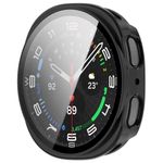 Laptop, Telefoane si Tablete - Wearables si gadgeturi - Wearables - Smartwatch-uri - Husa pentru Samsung Galaxy Watch8 40mm + Folie - Techsuit Defense360 Pro - Matte Negru - Infinity.ro