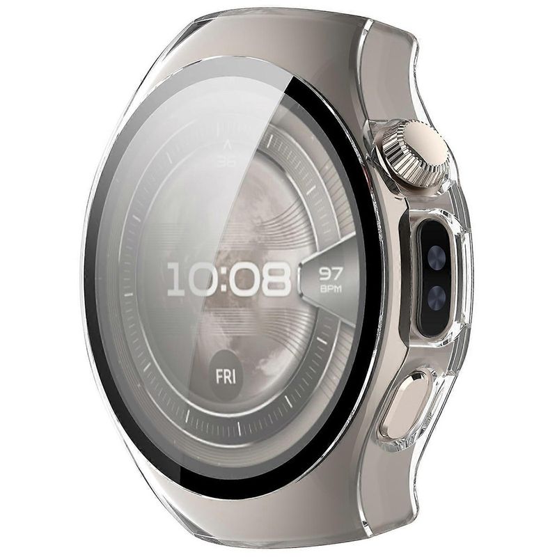 Laptop, Telefoane si Tablete - Wearables si gadgeturi - Wearables - Smartwatch-uri - Husa pentru Huawei Watch 5 42mm + Folie - Techsuit Defense360 Pro - Transparent - Infinity.ro
