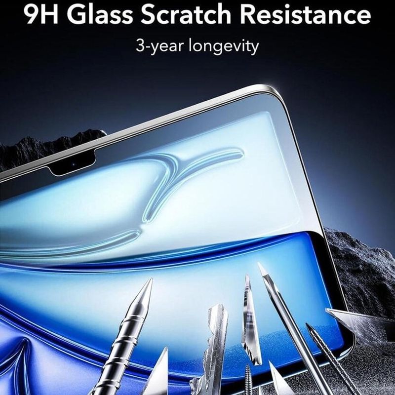 Laptop, Telefoane si Tablete - Tablete si accesorii tablete - Accesorii Tablete - Folii protectie tablete - Folie pentru iPad Air 11 (2024) / Air 11 (2025) (set 2) - ESR Armorite Screen Protector UltraFit Tray - Transparent - Infinity.ro