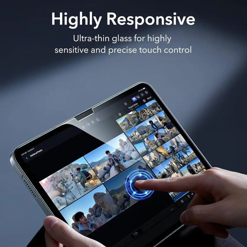 Laptop, Telefoane si Tablete - Tablete si accesorii tablete - Accesorii Tablete - Folii protectie tablete - Folie pentru iPad 10 (2022) 10.9 / 11 (2025) (set 2) - ESR Armorite Screen Protector UltraFit Tray - Transparent - Infinity.ro