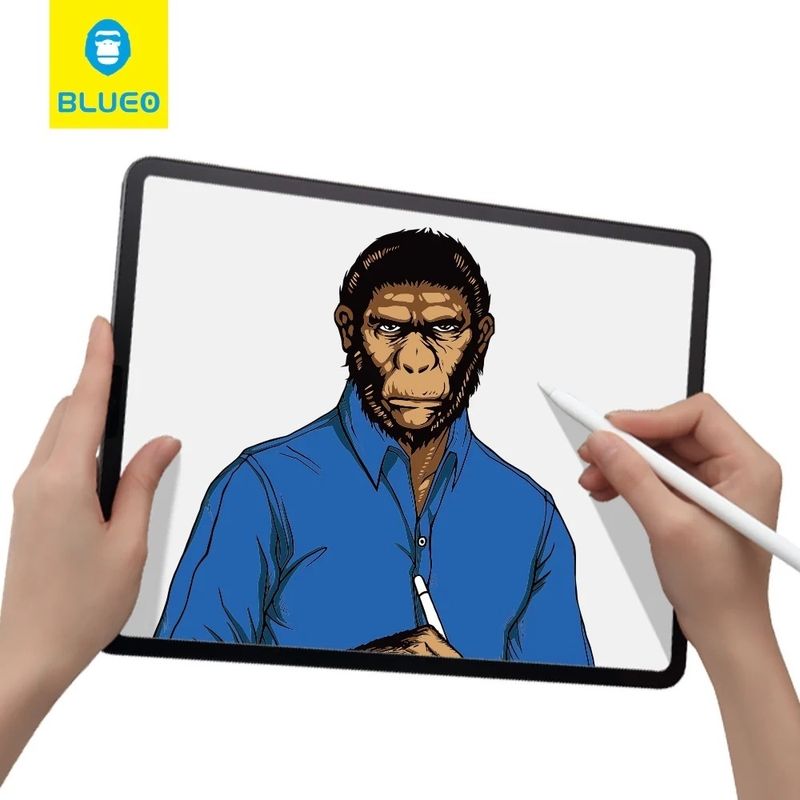 Laptop, Telefoane si Tablete - Tablete si accesorii tablete - Accesorii Tablete - Folii protectie tablete - Folie pentru iPad 10 (2022) 10.9 - Albastruo Special Writing Screen Protector - Matte Transparent - Infinity.ro